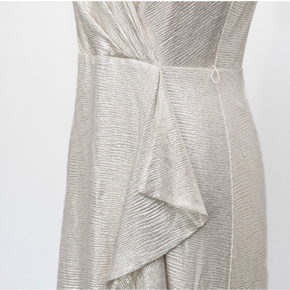 ❌SOLD ❌Ralph Lauren Gold Shimmer Maxi Dress | Size S - Picture 7 of 14